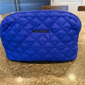 MZ Wallace Quilted Blue Pouch